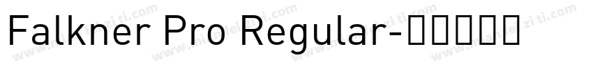 Falkner Pro Regular字体转换